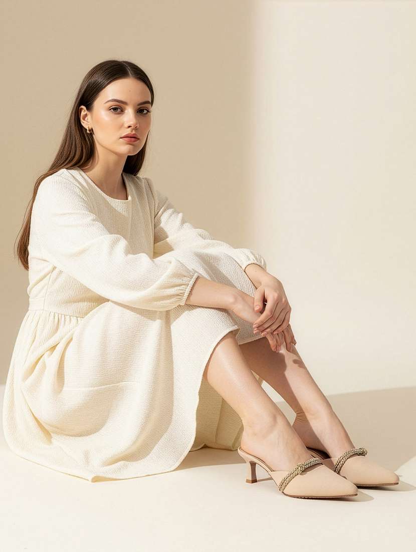 women embellished slip on mules - 22307576 -  Standard Image - 2