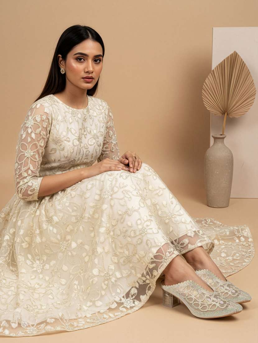 women embellished slip on mules - 22307577 -  Standard Image - 2