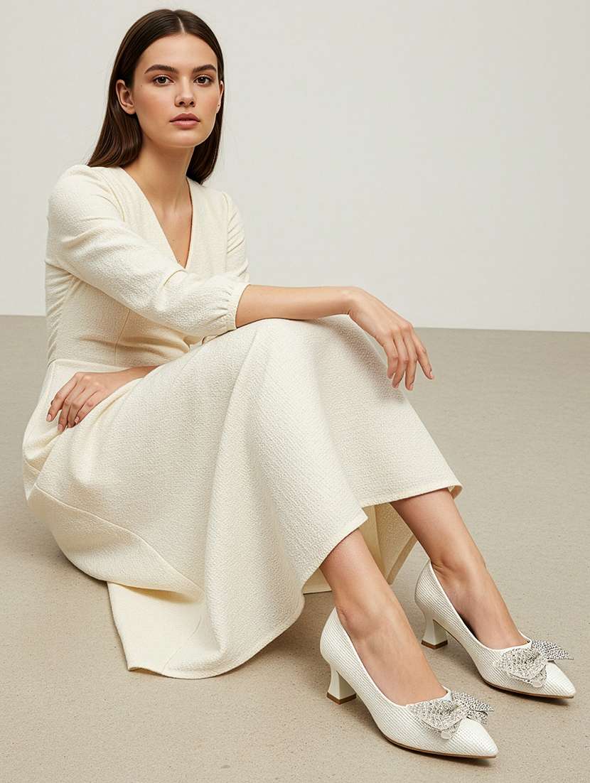 women embellished slip on pump - 22307578 -  Standard Image - 2