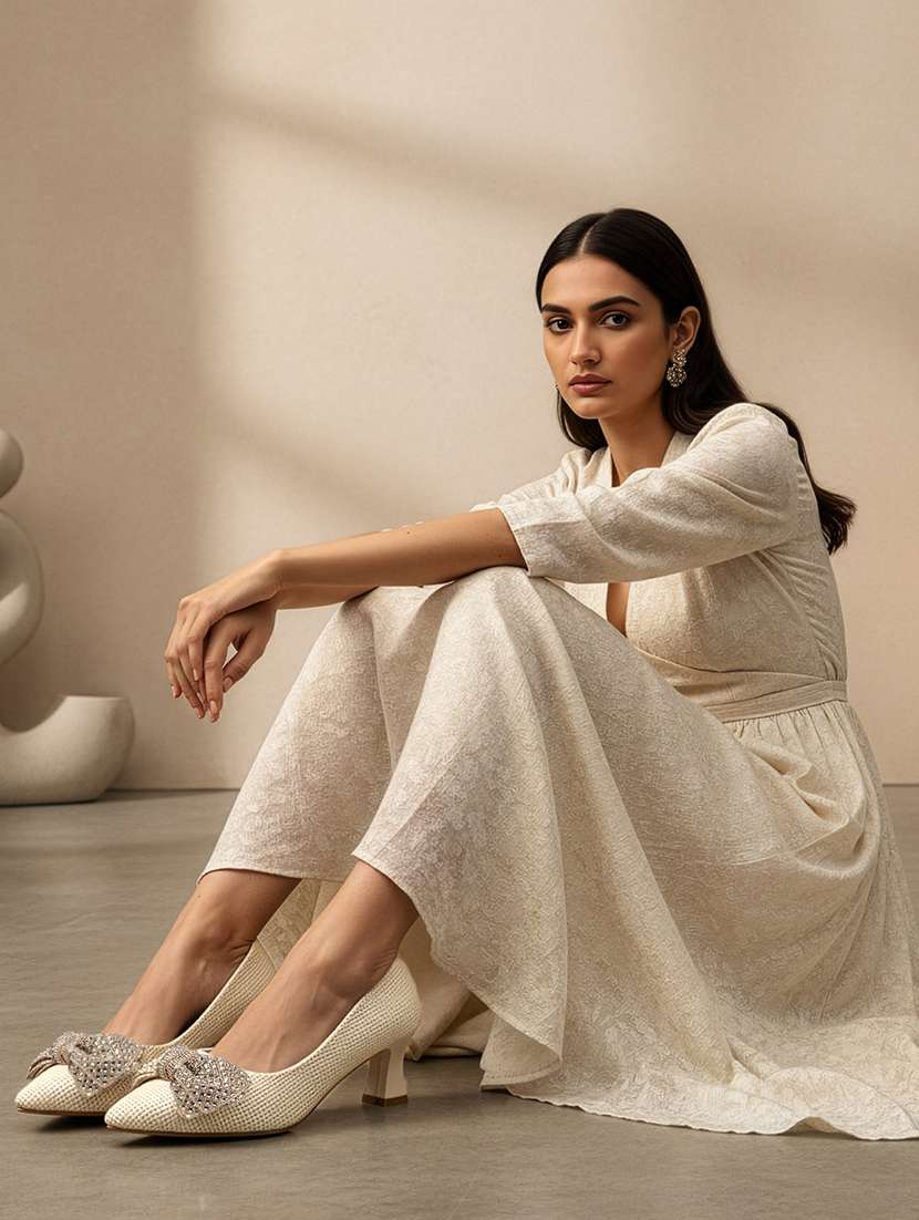 women embellished slip on pump - 22307579 -  Standard Image - 2