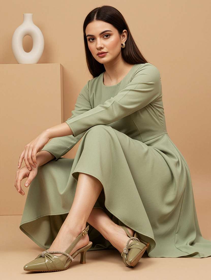 women embellished back strap pump - 22307608 -  Standard Image - 2