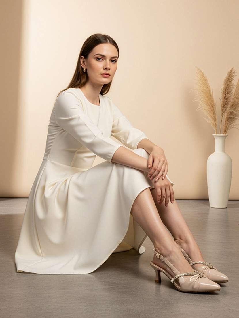 women embellished back strap sandal - 22307615 -  Standard Image - 2