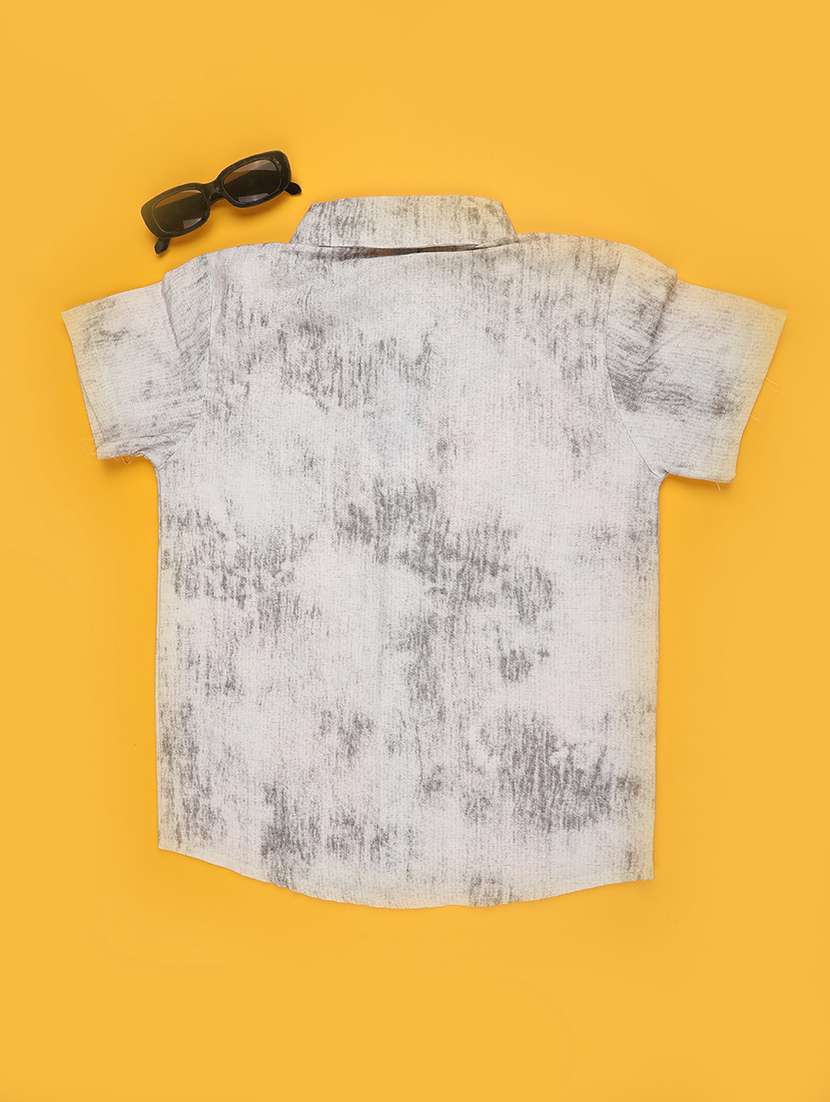 boys printed short sleeve collared shirt - 22309861 -  Standard Image - 2