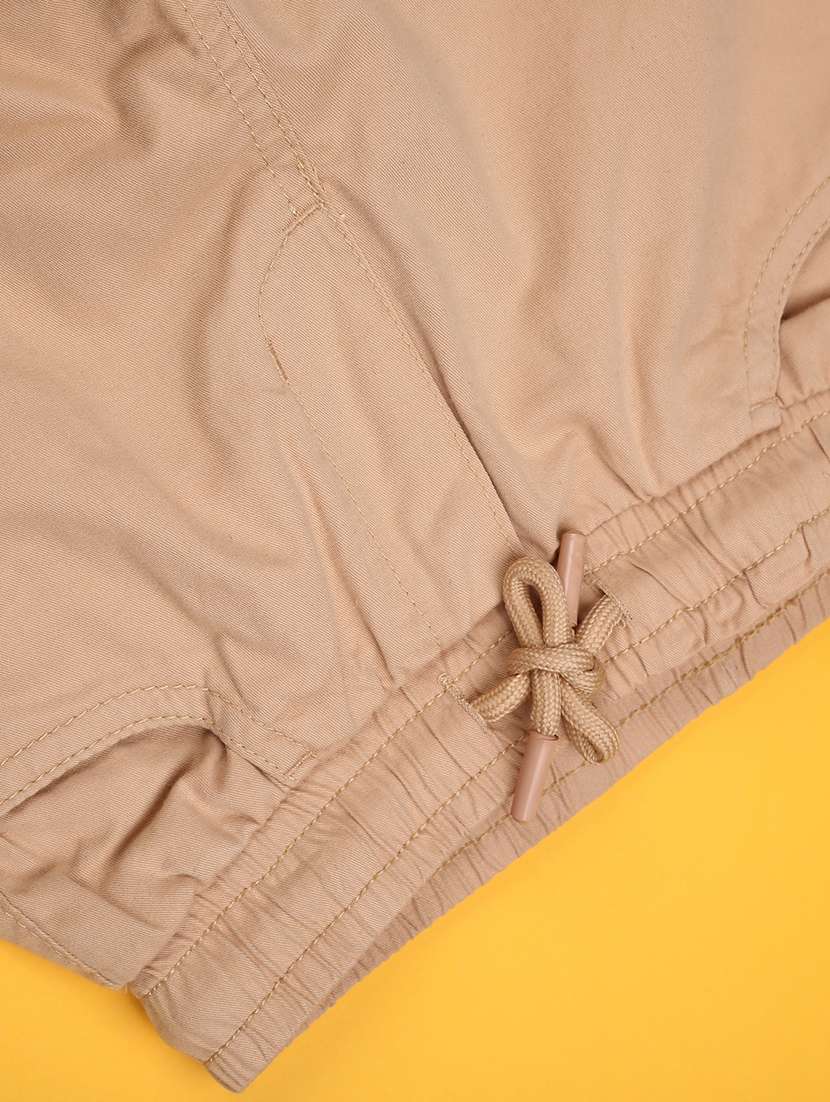 boys solid mid rise regular fit jogger - 22310276 -  Standard Image - 2