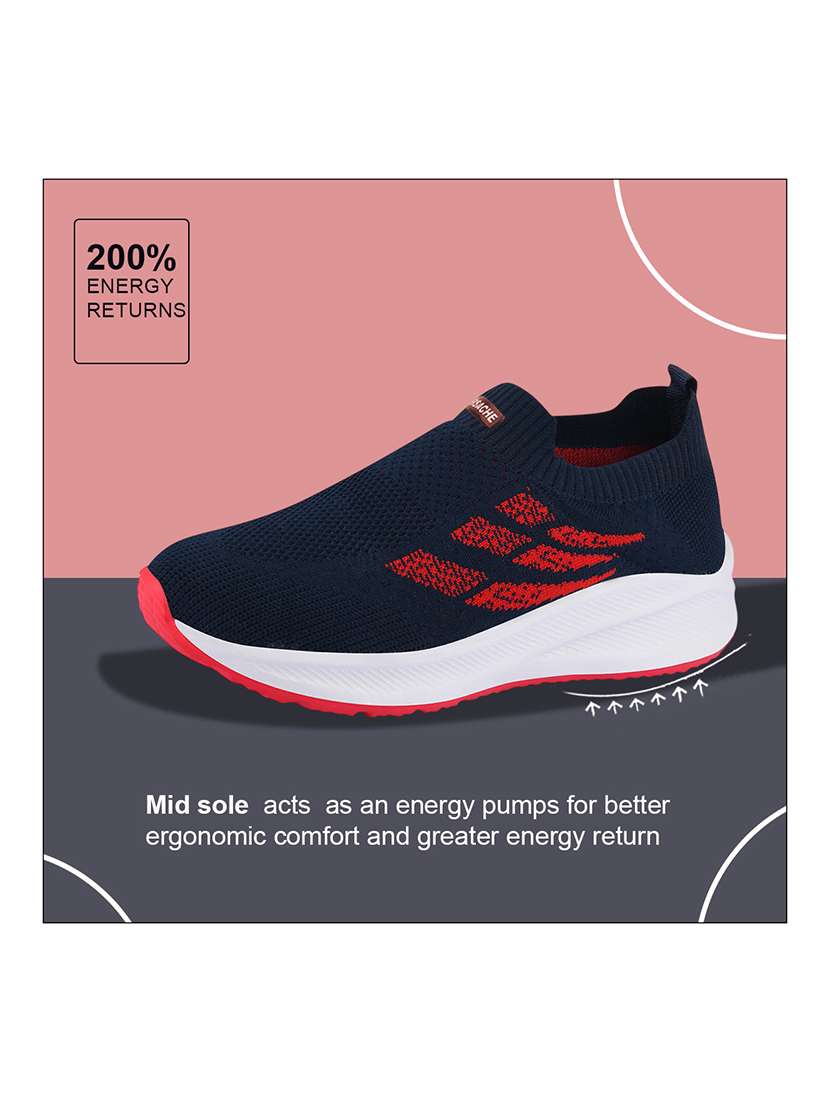 men navy blue slip on sport shoe - 22310472 -  Standard Image - 2