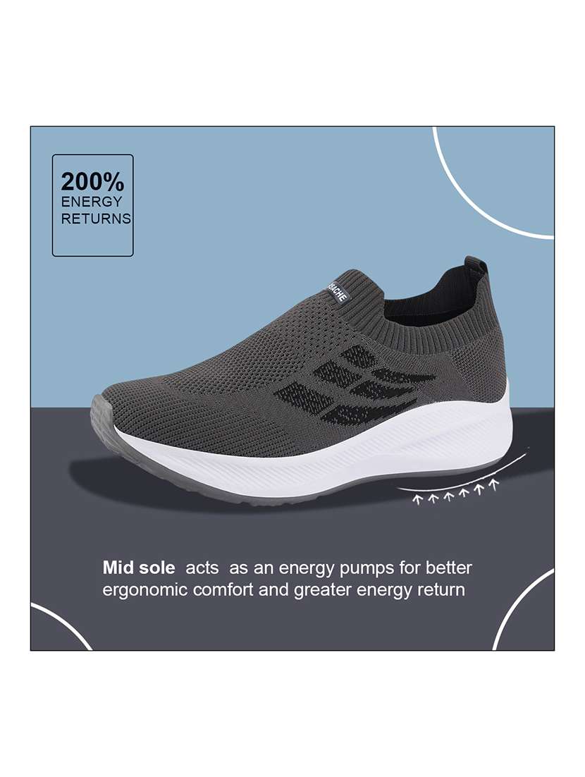men grey slip on sport shoe - 22310473 -  Standard Image - 2