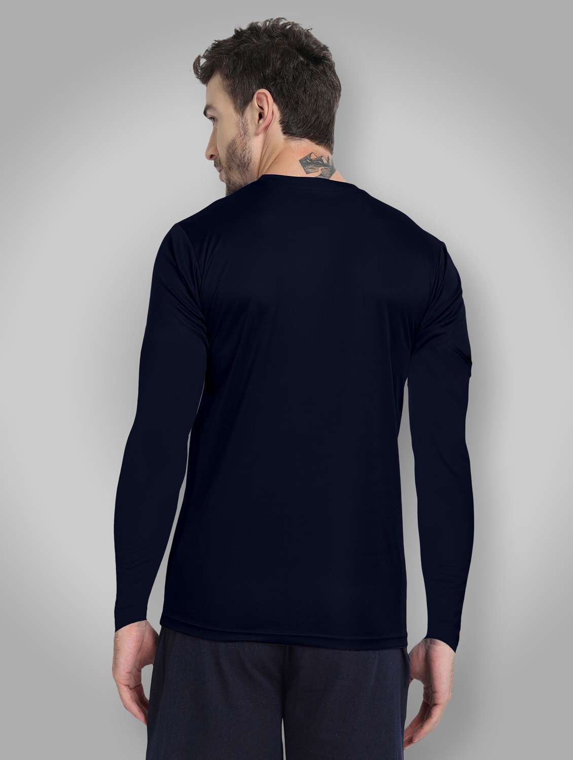 men solid long sleeve t-shirt - 22310703 -  Standard Image - 2