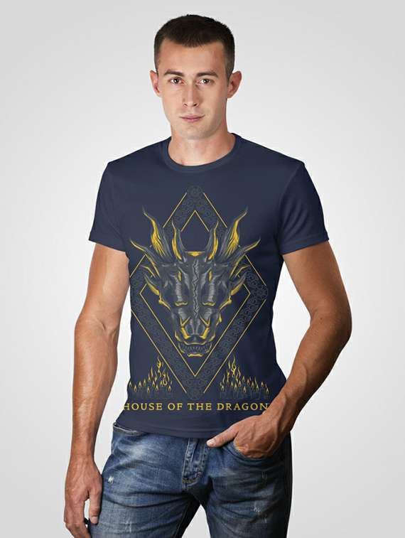 men printed short sleeve regular fit t-shirt - 22310948 -  Standard Image - 2
