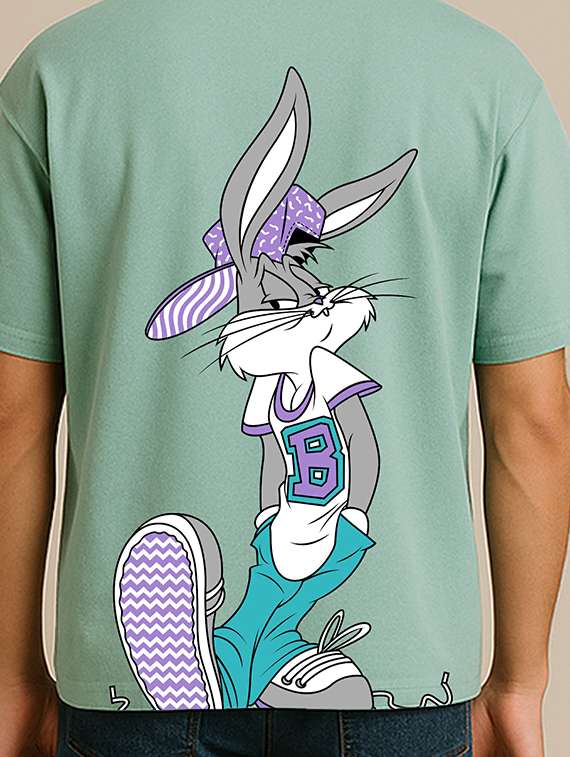 men printed short sleeve oversized t-shirt - 22310965 -  Standard Image - 2