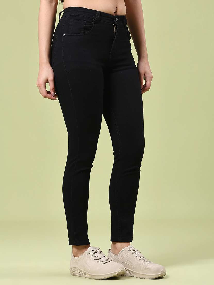 women solid mid rise slim fit jeans - 22311697 -  Standard Image - 2
