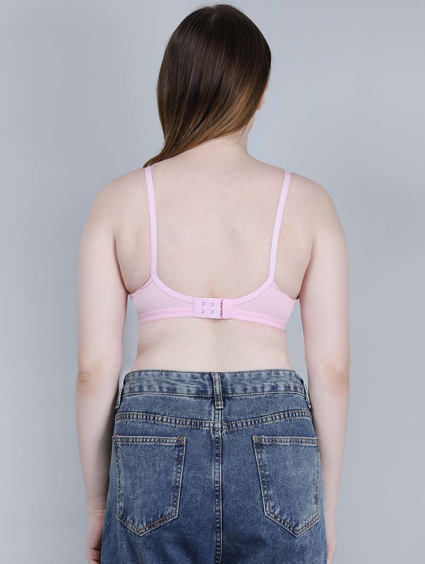 Women Solid Non Wiered T-shirt Bra - 22312611 -  Standard Image - 2