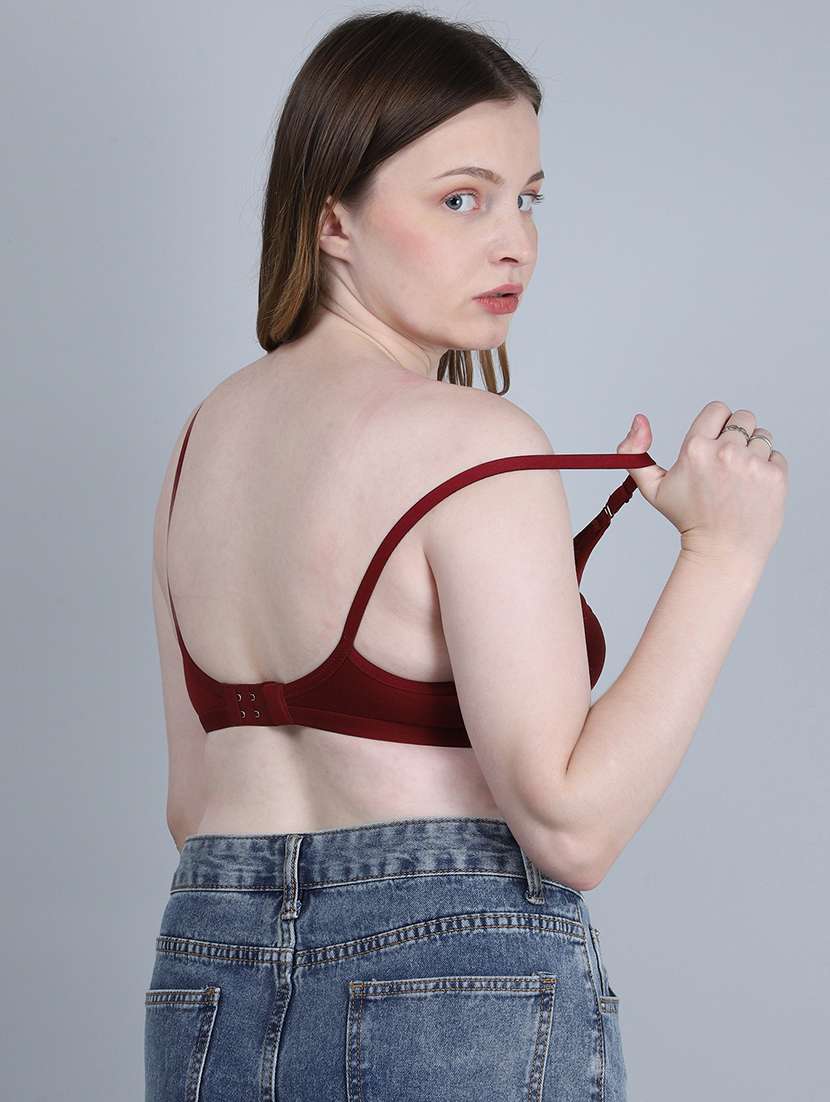 women solid non wired t-shirt bra - 22312615 -  Standard Image - 2