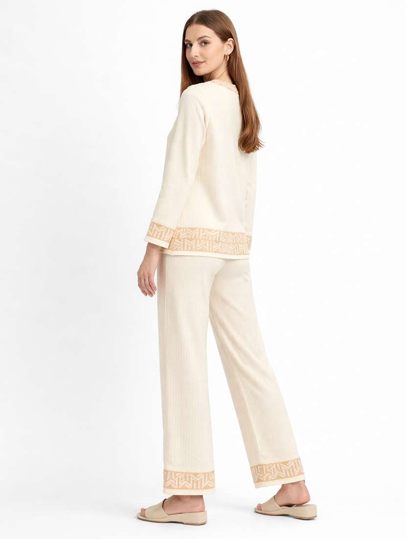 women solid winter wear co-ord set - 22312665 -  Standard Image - 2