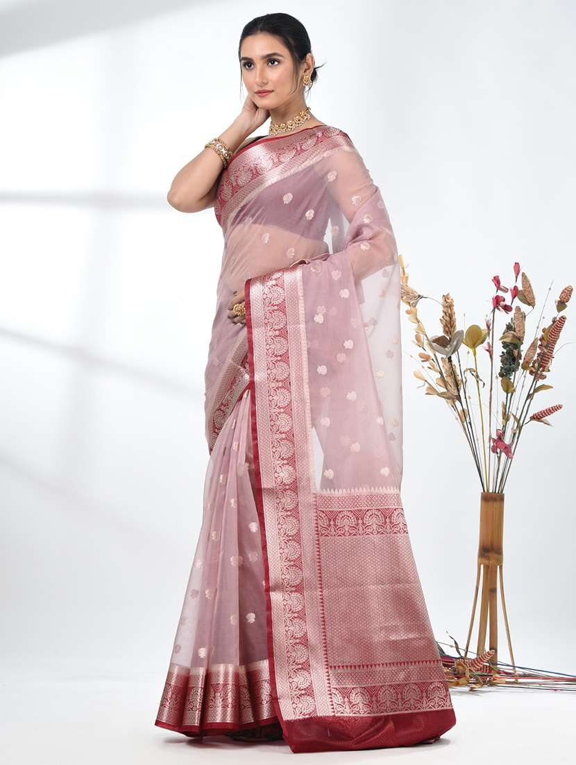 women self design bordered saree with blouse - 22312720 -  Standard Image - 2