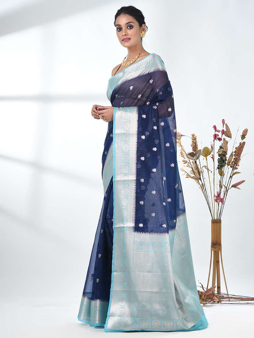 women self design bordered saree with blouse - 22312722 -  Standard Image - 2