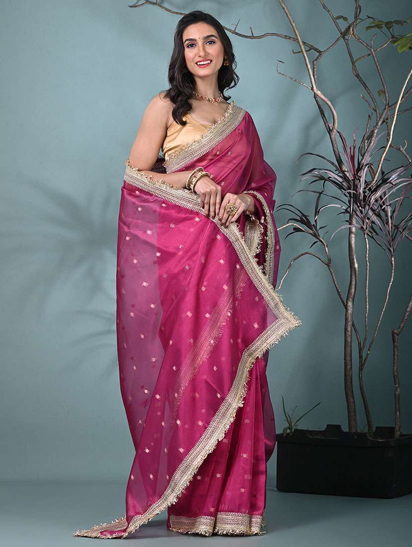 women self design bordered saree with blouse - 22312740 -  Standard Image - 2