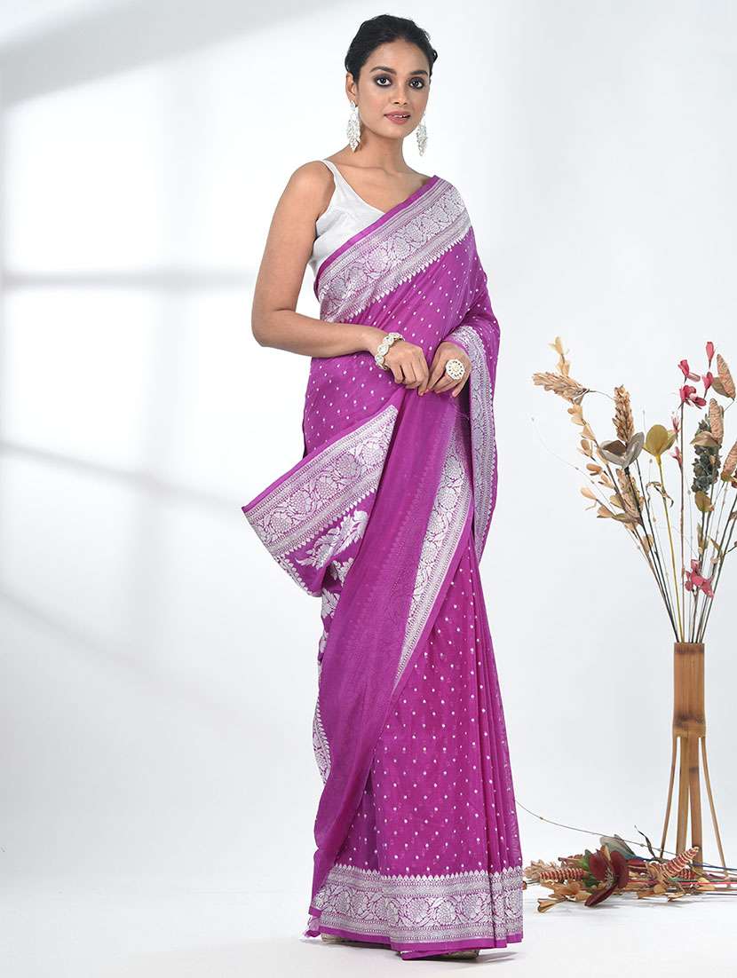 women self design bordered saree with blouse - 22312751 -  Standard Image - 2