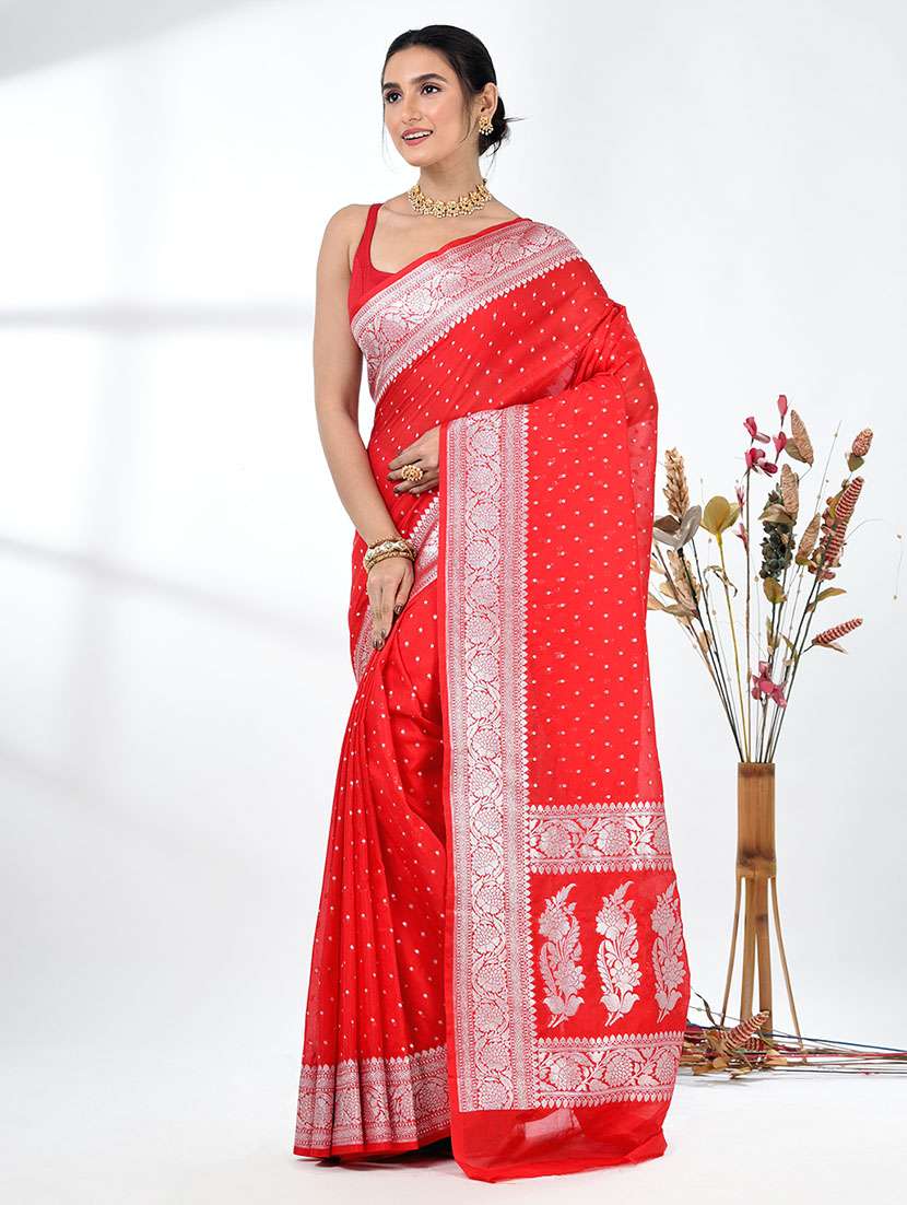 women self design bordered saree with blouse - 22312756 -  Standard Image - 2
