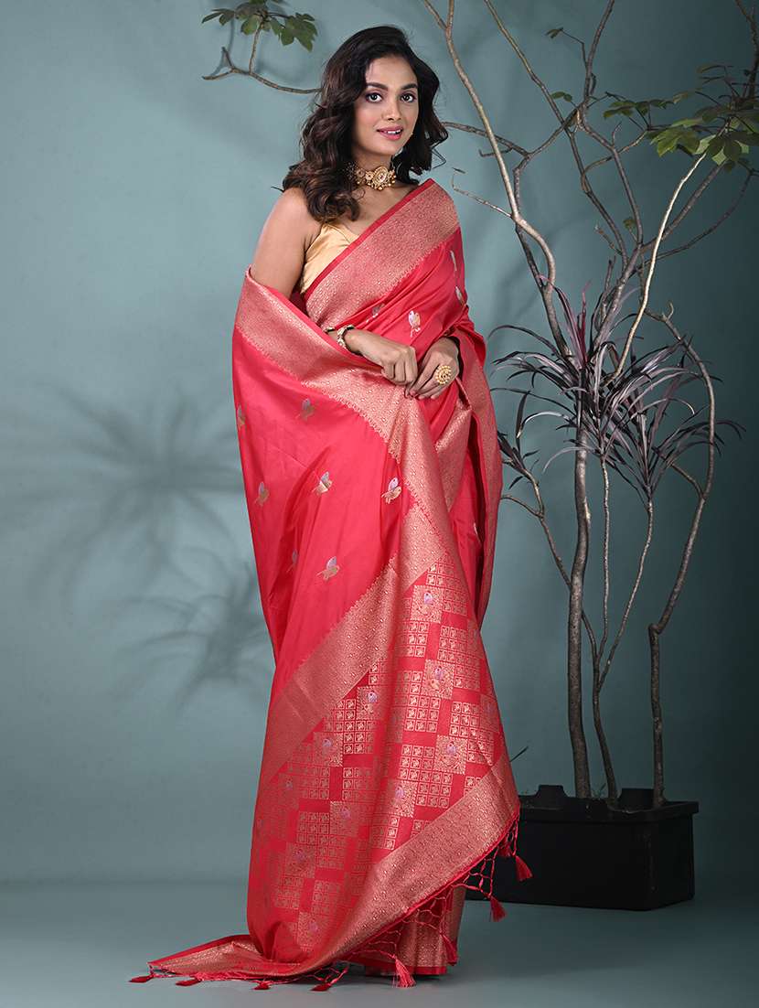 women self design bordered saree with blouse - 22312791 -  Standard Image - 2