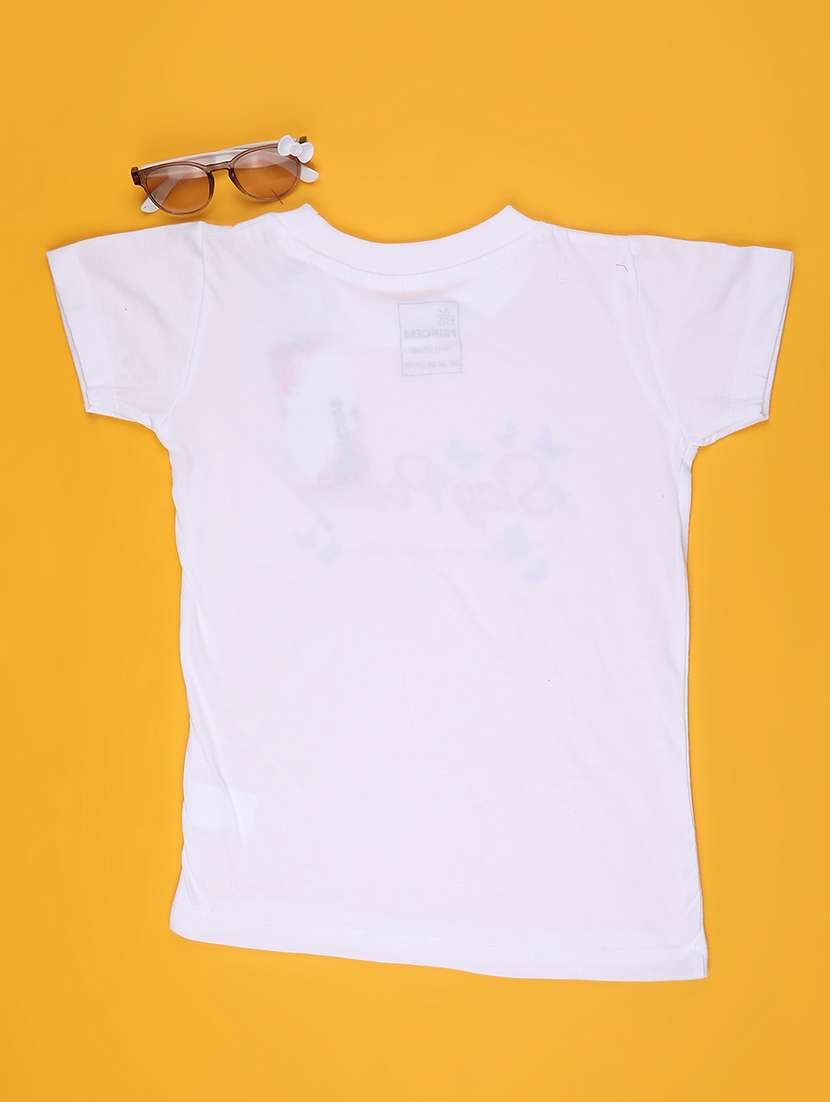 Girls Printed Short Sleeves Regular Tee - 22313390 -  Standard Image - 2