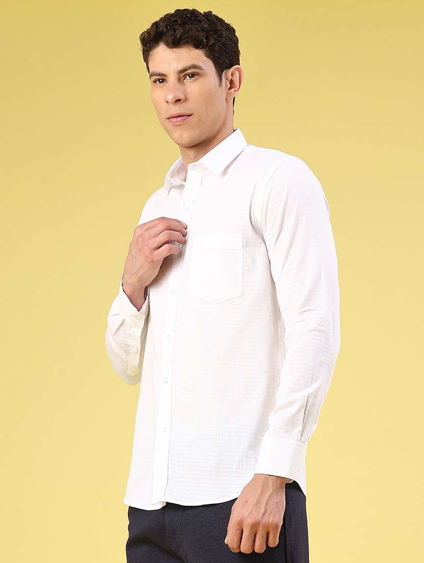 men checkered long sleeve slim fit casual shirt - 22313478 -  Standard Image - 2