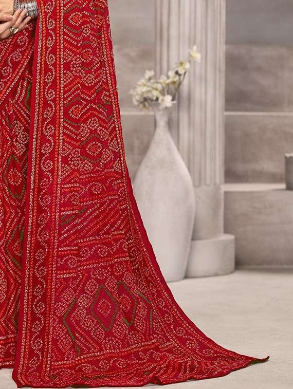 women printed casual wear saree with blouse - 22315733 -  Standard Image - 2