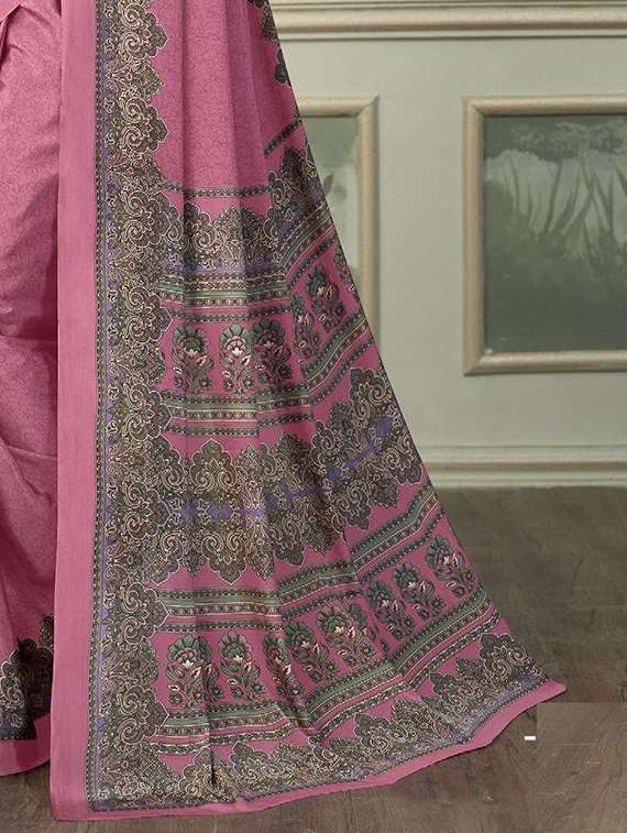 women printed casual wear saree with blouse - 22315781 -  Standard Image - 2