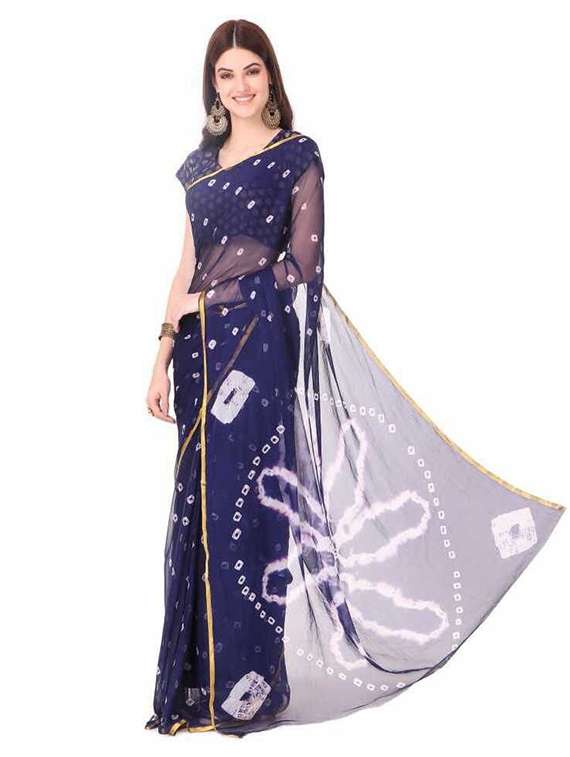 women printed casual wear saree