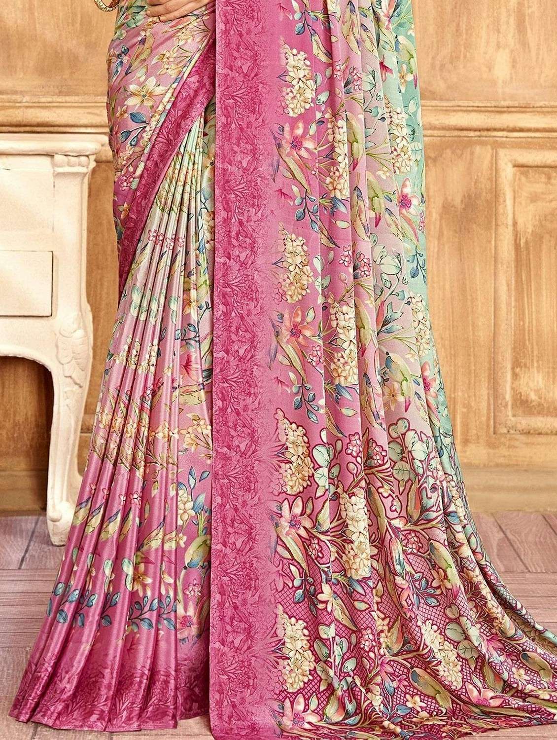 women printed casual wear saree - 22315800 -  Standard Image - 2
