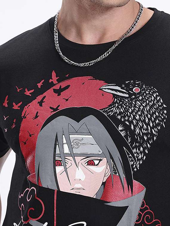 men front print short sleeve regular fit t-shirt - 22315867 -  Standard Image - 2