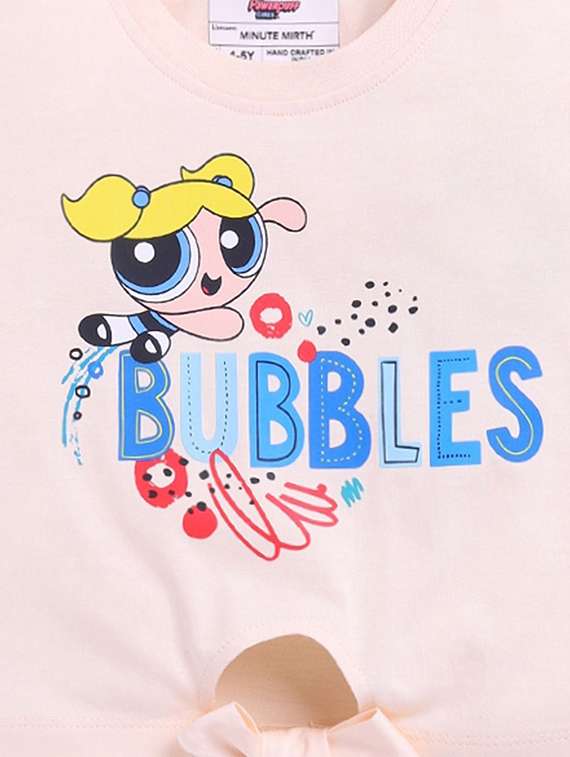 girls printed short sleeve crop tee - 22315871 -  Standard Image - 2