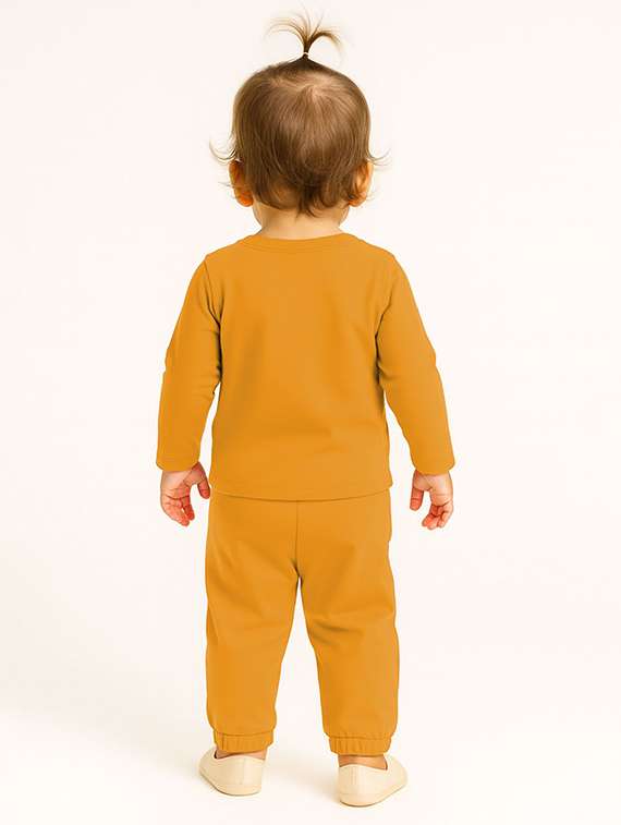 kids printed round neck full length co-ord set - 22315886 -  Standard Image - 2