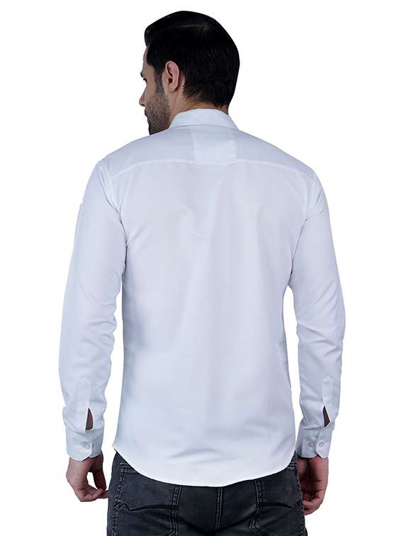 men solid long sleeve regular fit casual shirt - 22315942 -  Standard Image - 2