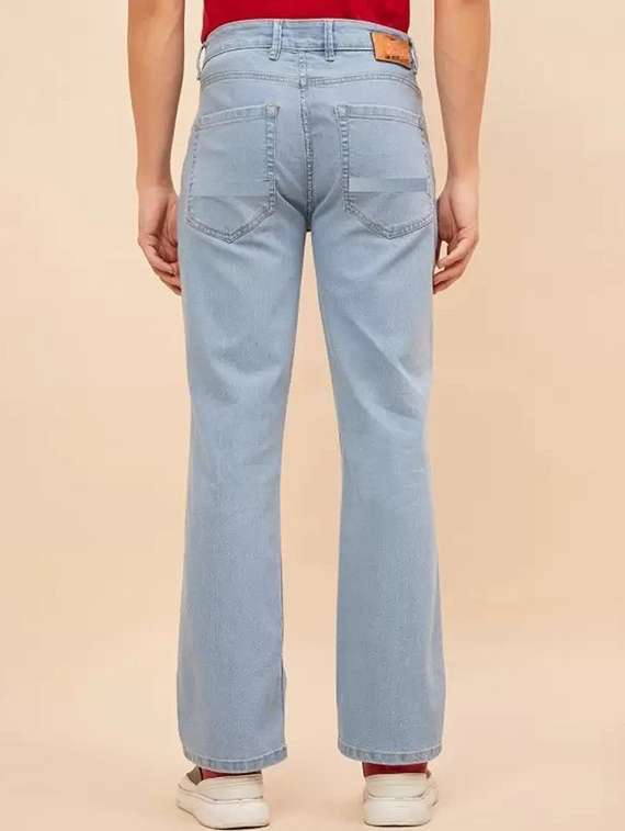 men plain mid rise full length jeans - 22316021 -  Standard Image - 2