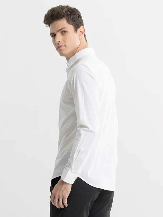 men solid long sleeve regular fit casual shirt - 22316093 -  Standard Image - 2