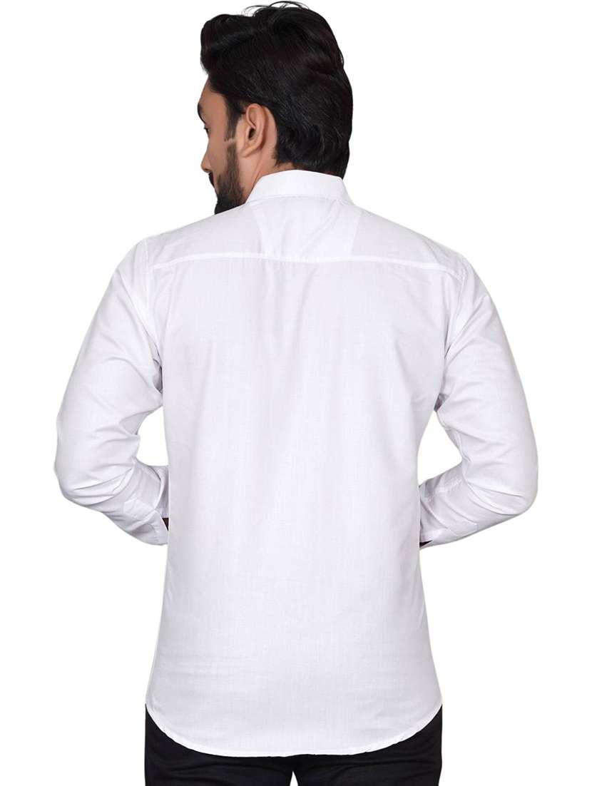 men solid long sleeve slim fit casual shirt - 22316098 -  Standard Image - 2