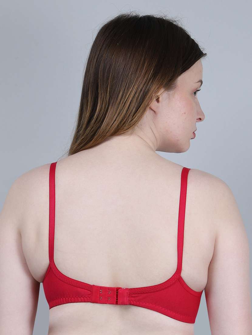Women Solid Lightly Padded Bra - 22316161 -  Standard Image - 2