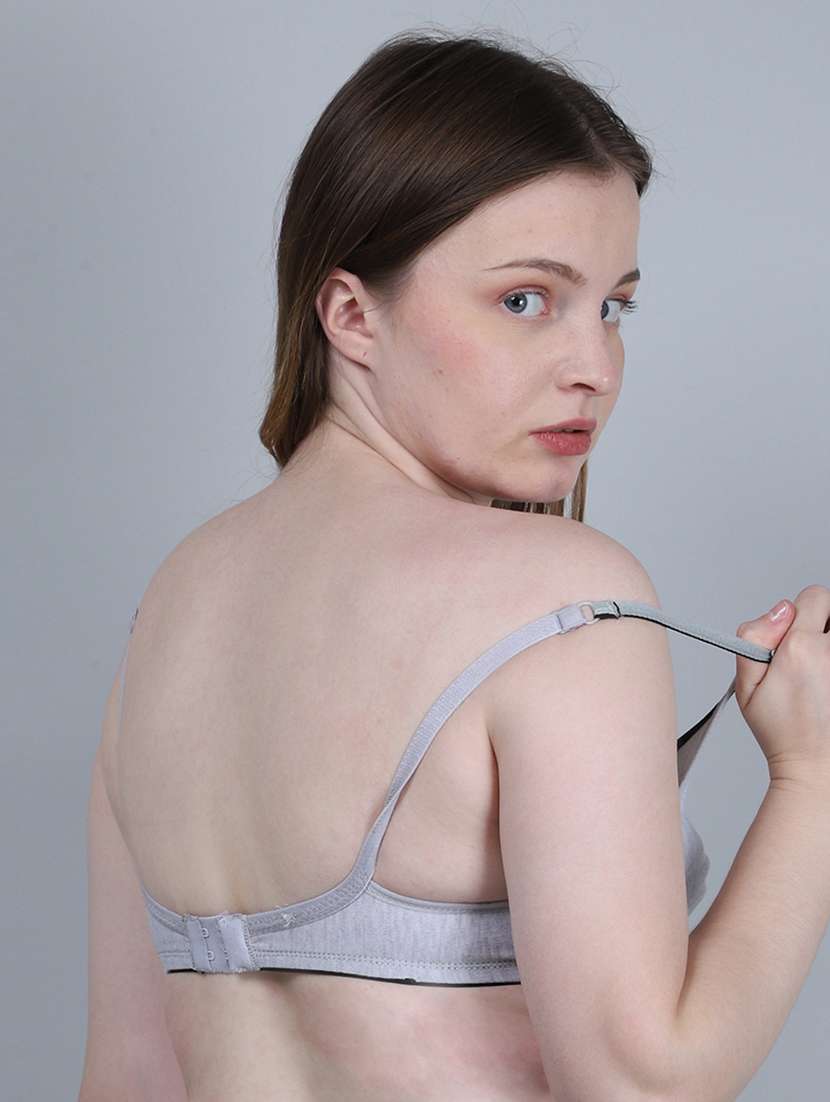 women solid non padded bra - 22316171 -  Standard Image - 2