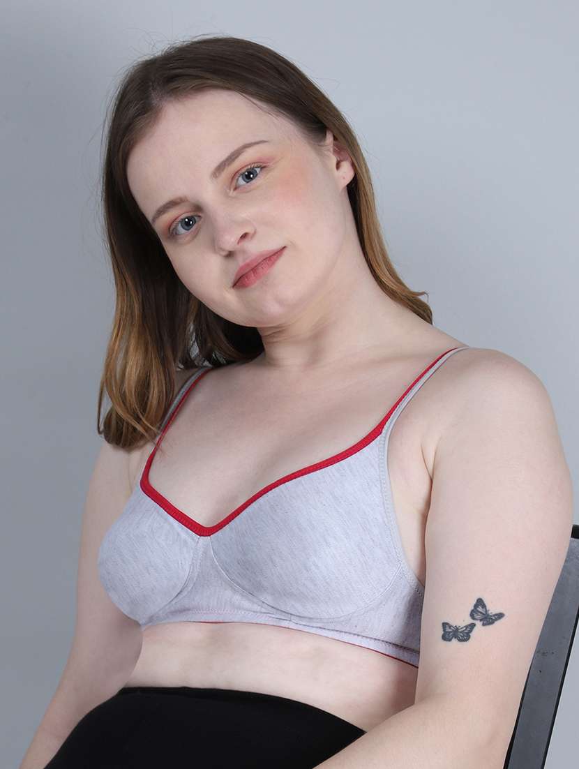 women solid non padded bra - 22316173 -  Standard Image - 2