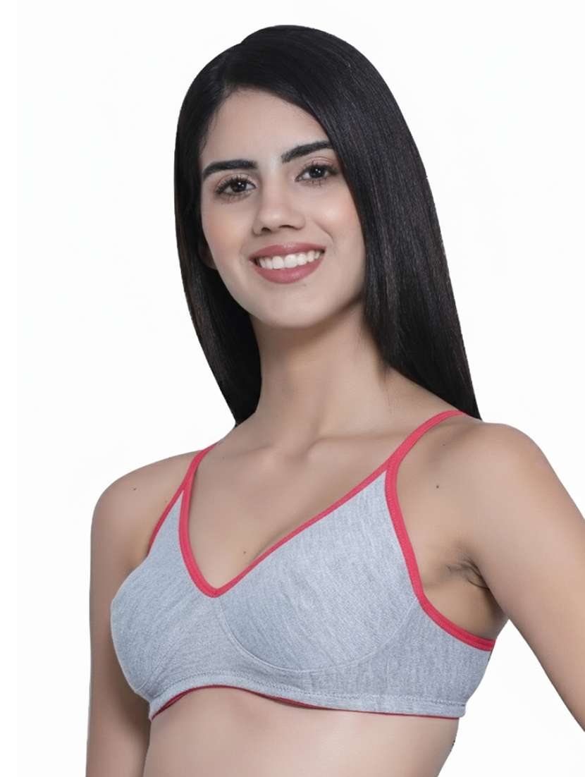 women solid lightly padded bra - 22316176 -  Standard Image - 2
