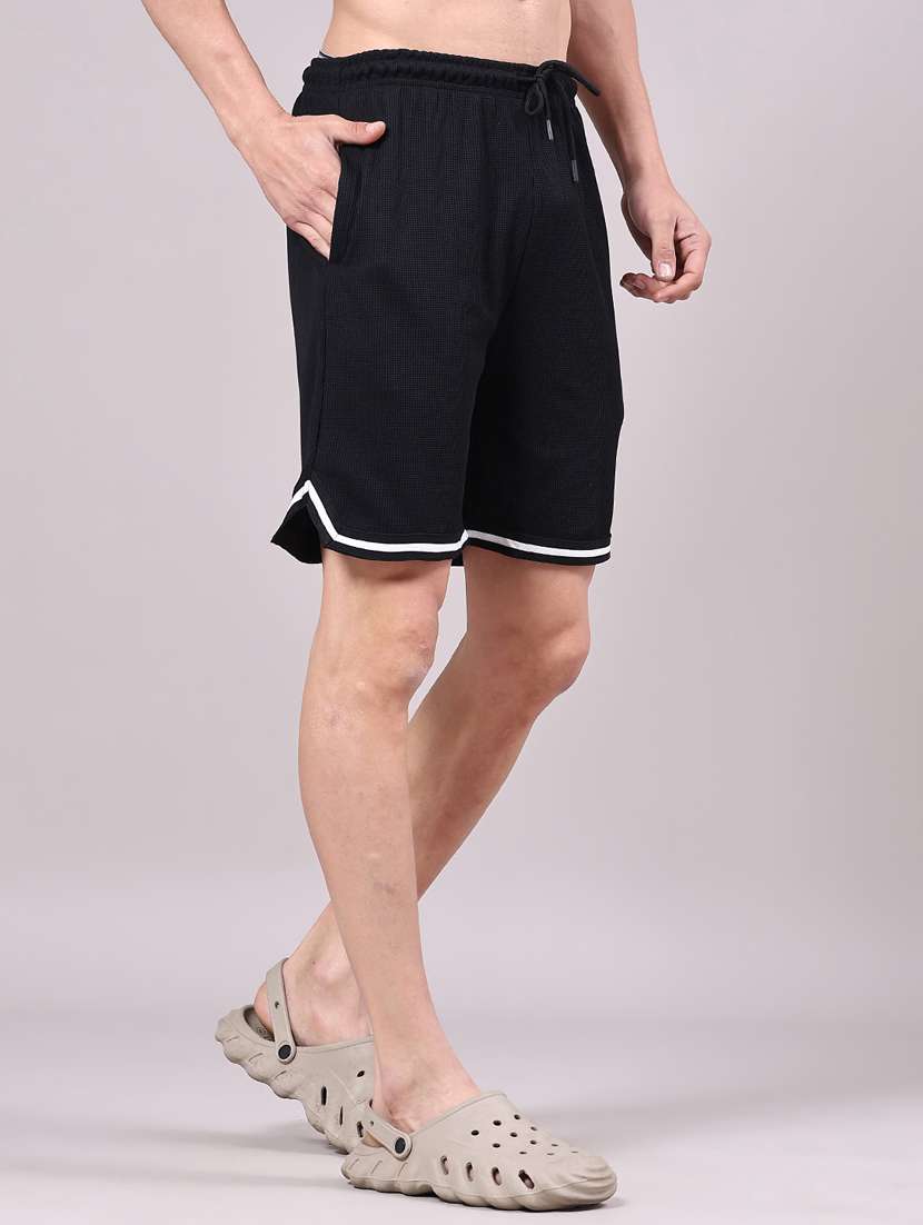 men typographic mid rise regular fit sports shorts - 22316321 -  Standard Image - 2