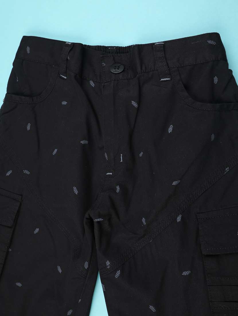 boys printed mid rise cargo shorts - 22316349 -  Standard Image - 2