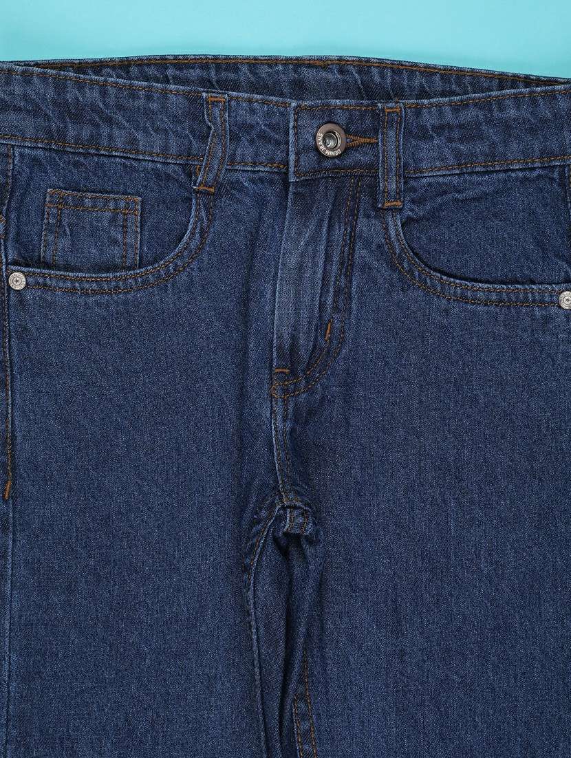 boys solid mid rise staright jean - 22316555 -  Standard Image - 2