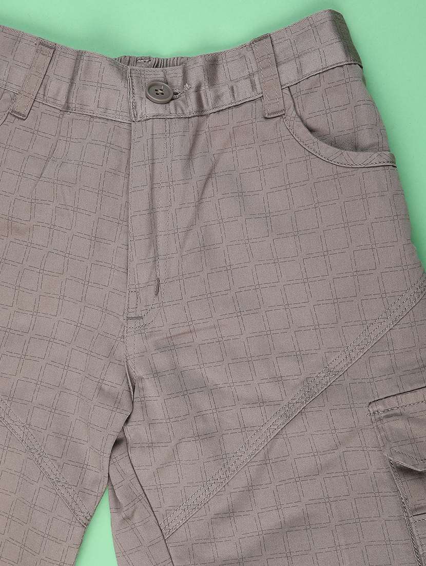 boys printed mid rise cargo shorts - 22316629 -  Standard Image - 2