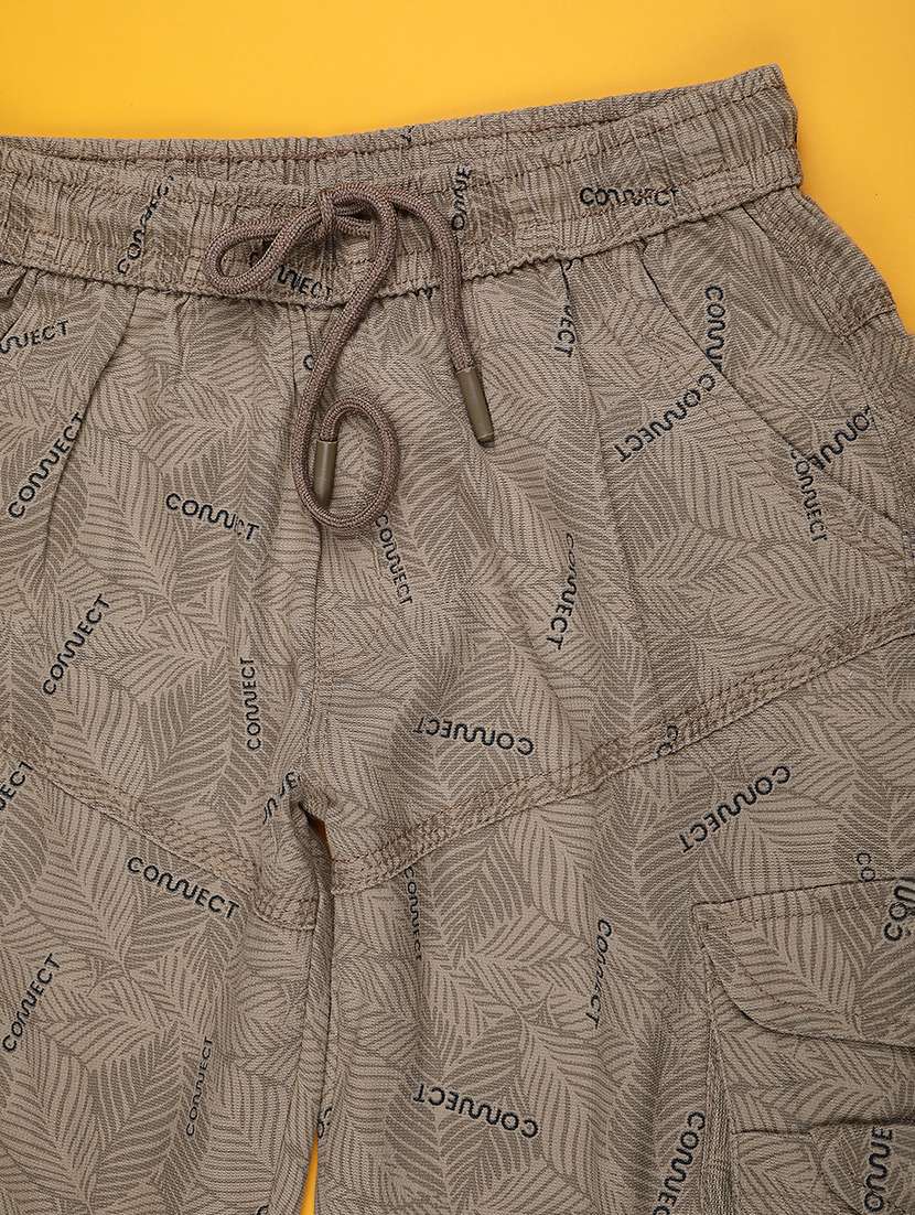 boys printed mid rise cargo shorts - 22316640 -  Standard Image - 2