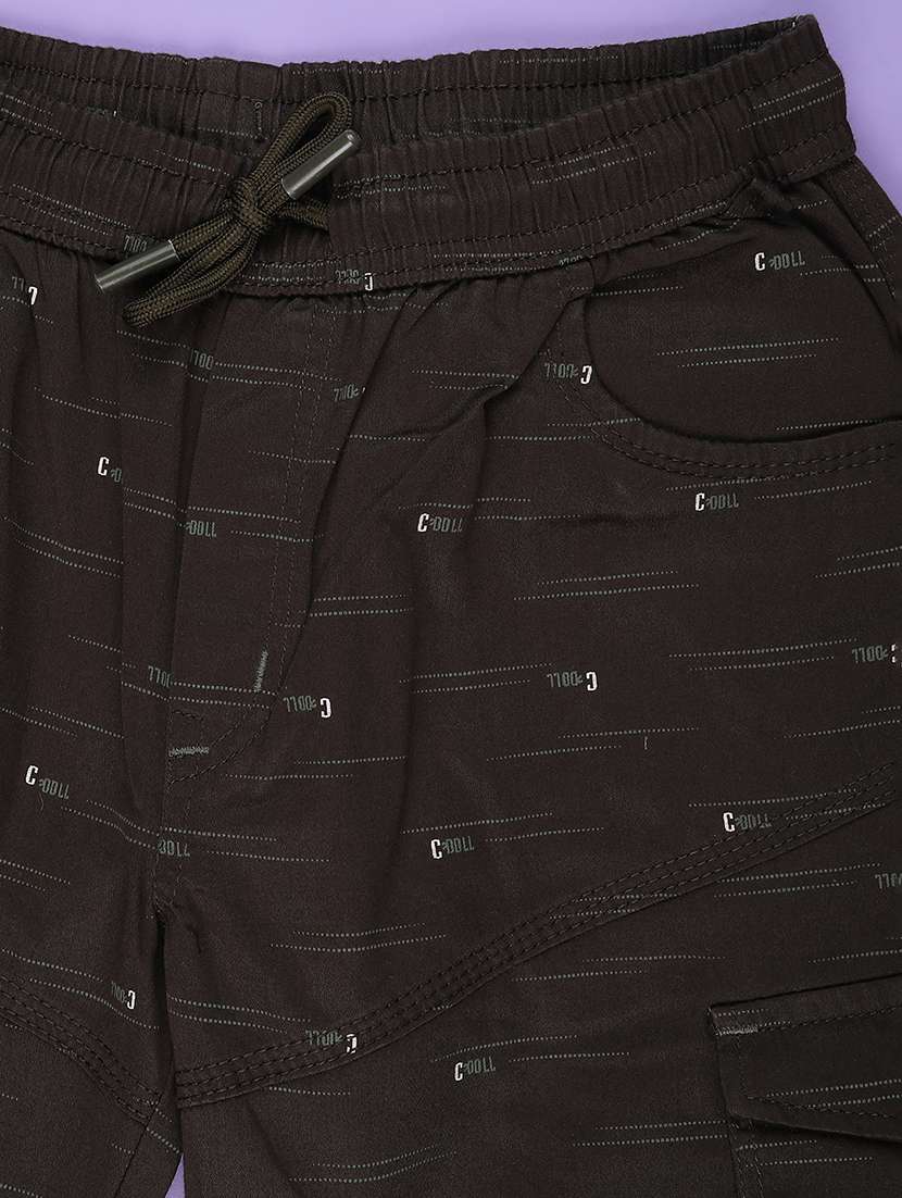 boys printed mid rise cargo shorts - 22316686 -  Standard Image - 2