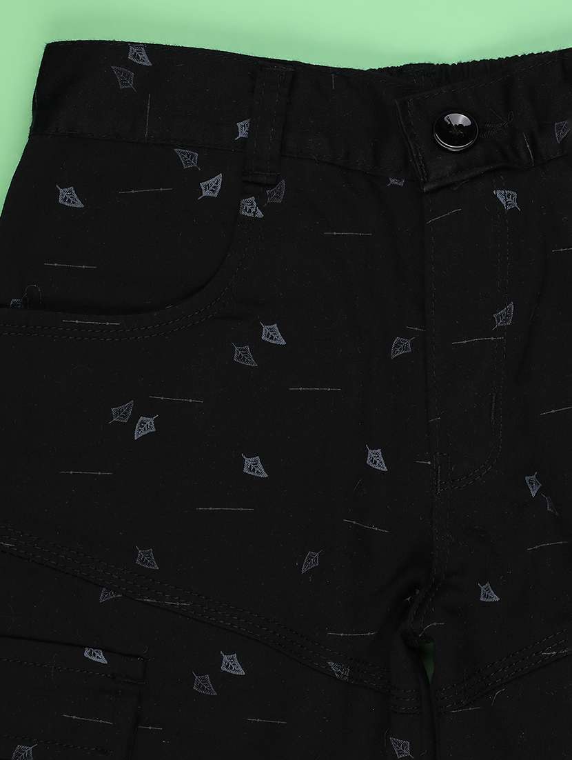 boys printed mid rise cargo shorts - 22316694 -  Standard Image - 2