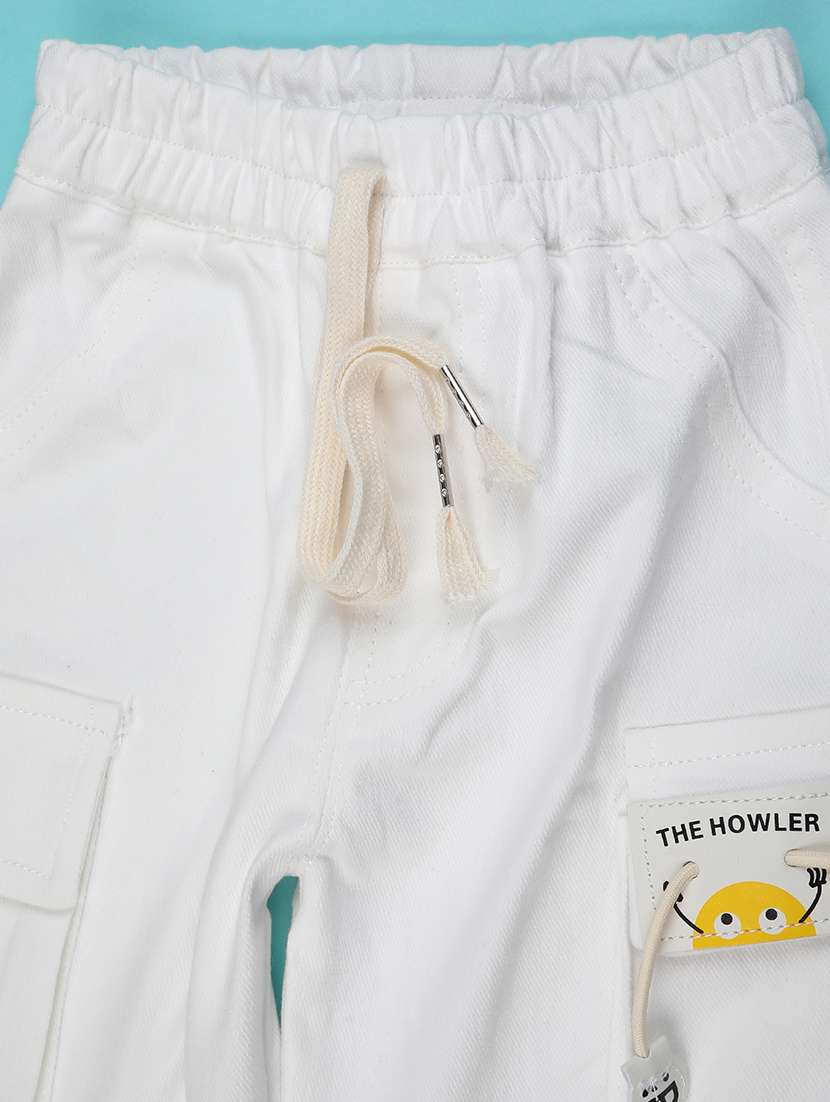 boys solid mid rise cargo - 22316727 -  Standard Image - 2