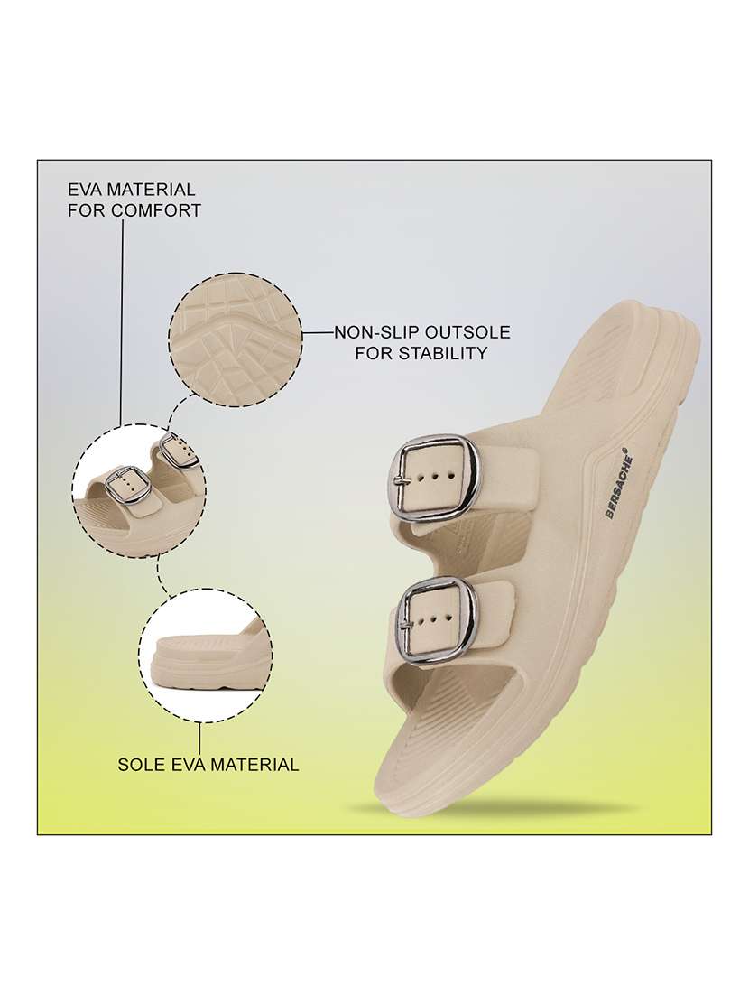 men beige slip on slider - 22316945 -  Standard Image - 2