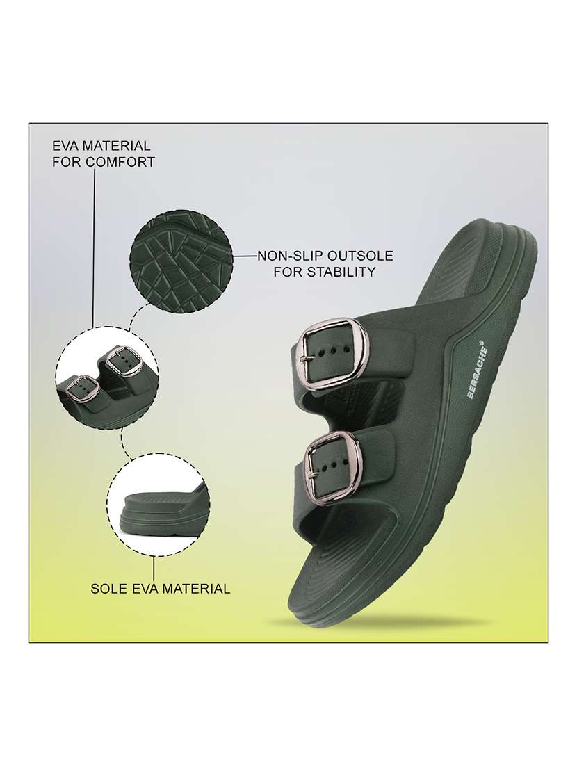 men green slip on slider - 22316946 -  Standard Image - 2